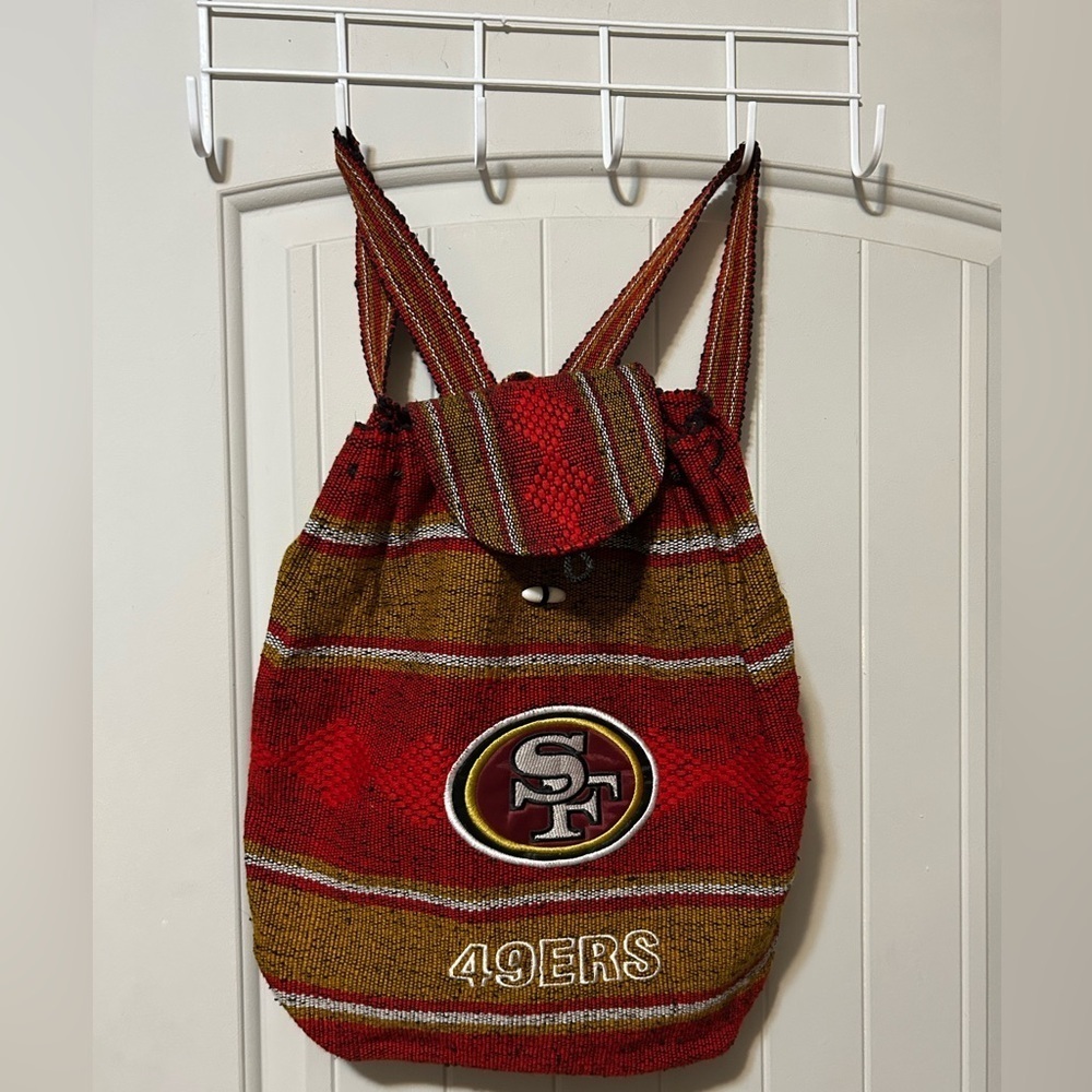 49ers Red and Gold Backpack